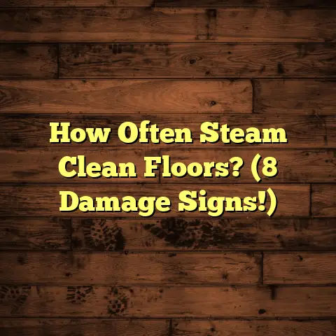 How Often Steam Clean Floors? (8 Damage Signs!)
