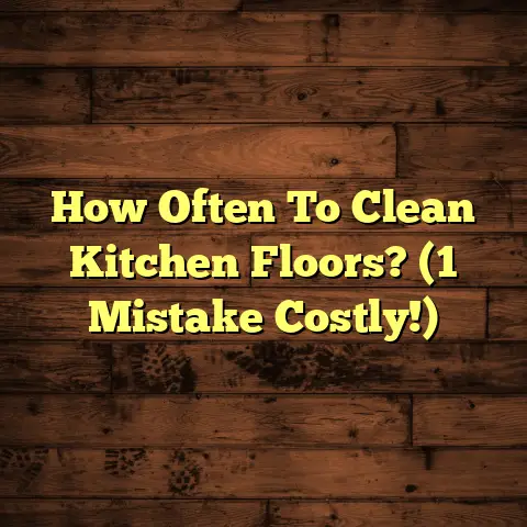 How Often To Clean Kitchen Floors? (1 Mistake Costly!)