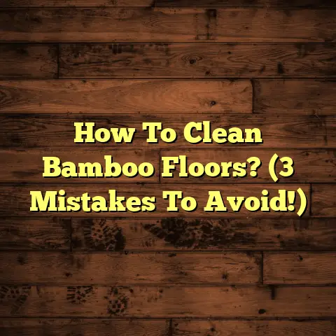 How To Clean Bamboo Floors? (3 Mistakes To Avoid!)