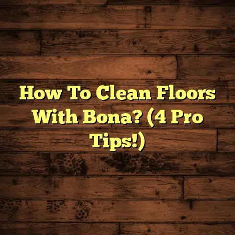 How To Clean Floors With Bona? (4 Pro Tips!)