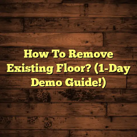 How To Remove Existing Floor? (1-Day Demo Guide!)