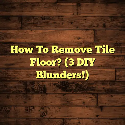 How To Remove Tile Floor? (3 DIY Blunders!)