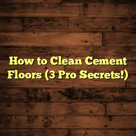 How to Clean Cement Floors (3 Pro Secrets!)