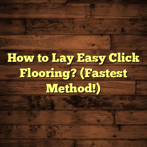 How to Lay Easy Click Flooring? (Fastest Method!)