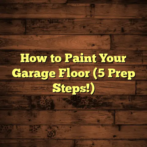 How to Paint Your Garage Floor (5 Prep Steps!)