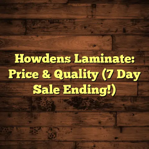 Howdens Laminate: Price & Quality (7 Day Sale Ending!)