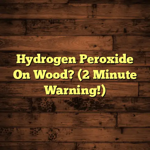 Hydrogen Peroxide On Wood? (2 Minute Warning!)