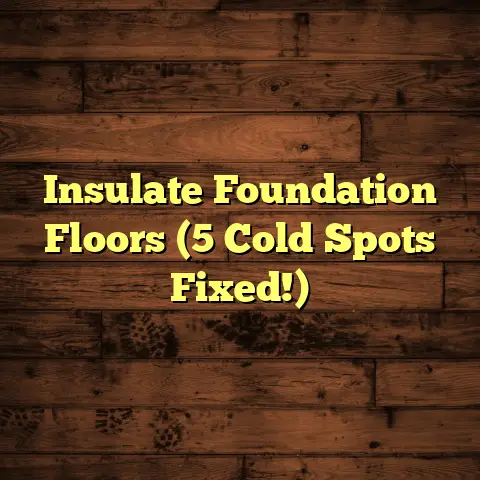 Insulate Foundation Floors (5 Cold Spots Fixed!)