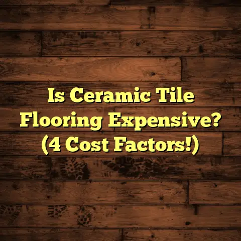 Is Ceramic Tile Flooring Expensive? (4 Cost Factors!)