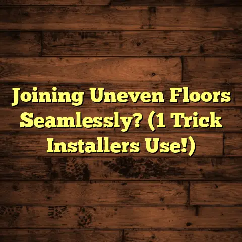 Joining Uneven Floors Seamlessly? (1 Trick Installers Use!)