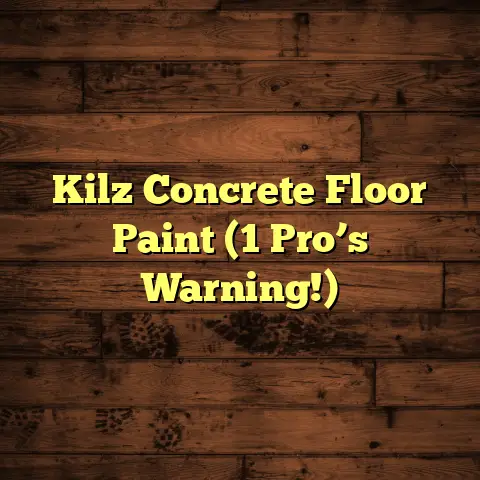 Kilz Concrete Floor Paint (1 Pro’s Warning!)
