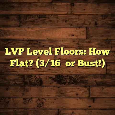 LVP Level Floors: How Flat? (3/16″ or Bust!)