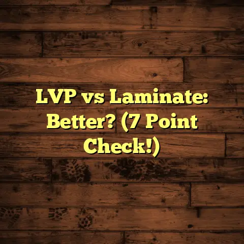 LVP vs Laminate: Better? (7 Point Check!)