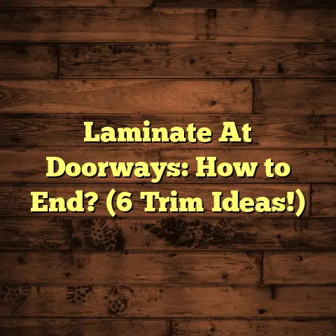 Laminate At Doorways: How to End? (6 Trim Ideas!)