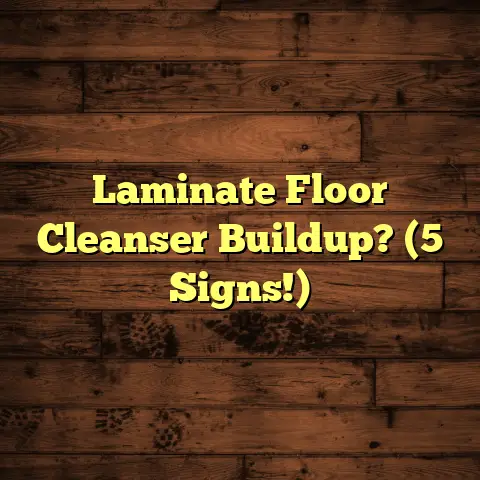 Laminate Floor Cleanser Buildup? (5 Signs!)