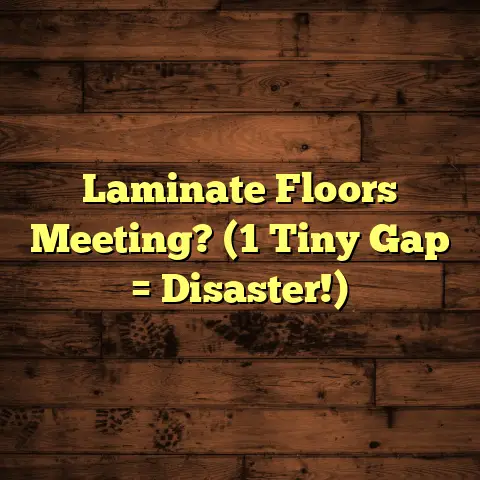 Laminate Floors Meeting? (1 Tiny Gap = Disaster!)