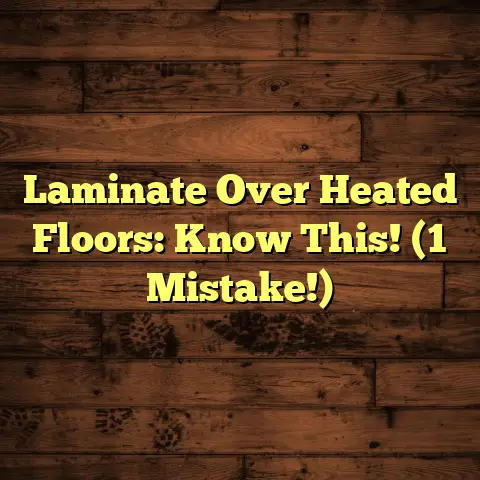 Laminate Over Heated Floors: Know This! (1 Mistake!)