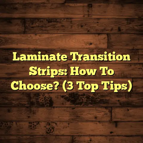 Laminate Transition Strips: How To Choose? (3 Top Tips)