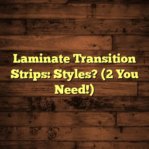 Laminate Transition Strips: Styles? (2 You Need!)