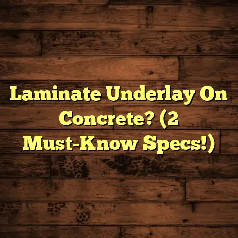 Laminate Underlay On Concrete? (2 Must-Know Specs!)