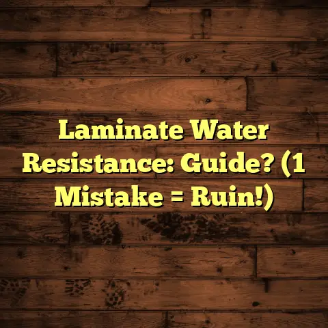 Laminate Water Resistance: Guide? (1 Mistake = Ruin!)