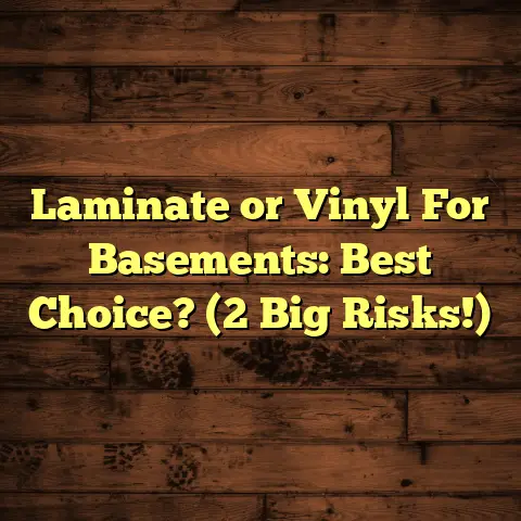 Laminate or Vinyl For Basements: Best Choice? (2 Big Risks!)