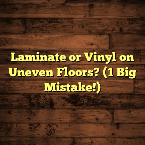 Laminate or Vinyl on Uneven Floors? (1 Big Mistake!)