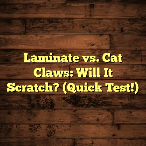 Laminate vs. Cat Claws: Will It Scratch? (Quick Test!)