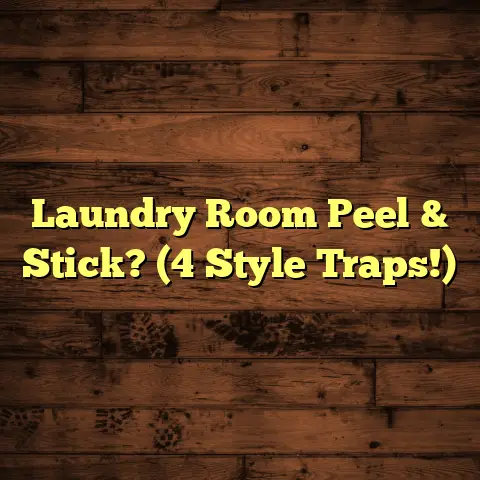 Laundry Room Peel & Stick? (4 Style Traps!)