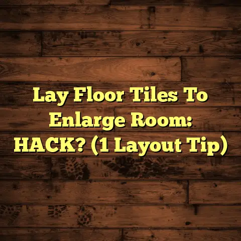 Lay Floor Tiles To Enlarge Room: HACK? (1 Layout Tip)