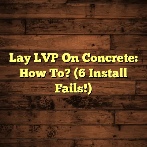 Lay LVP On Concrete: How To? (6 Install Fails!)