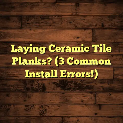 Laying Ceramic Tile Planks? (3 Common Install Errors!)