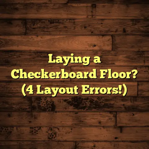 Laying a Checkerboard Floor? (4 Layout Errors!)