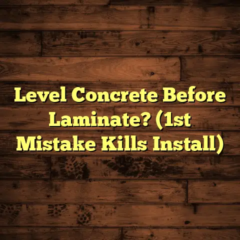 Level Concrete Before Laminate? (1st Mistake Kills Install)