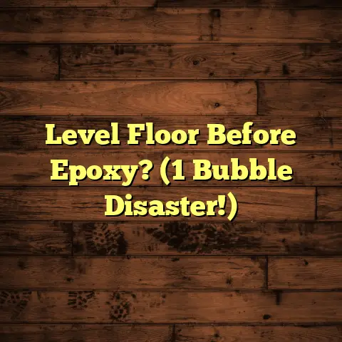 Level Floor Before Epoxy? (1 Bubble Disaster!)