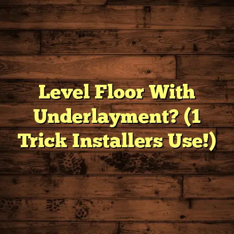 Level Floor With Underlayment? (1 Trick Installers Use!)