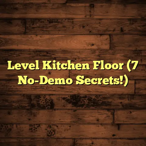 Level Kitchen Floor (7 No-Demo Secrets!)