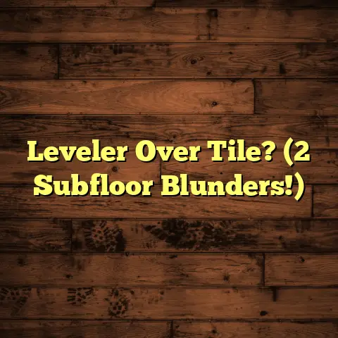 Leveler Over Tile? (2 Subfloor Blunders!)