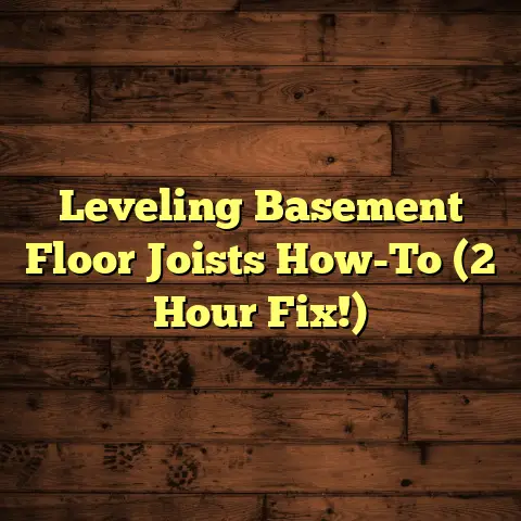 Leveling Basement Floor Joists How-To (2 Hour Fix!)
