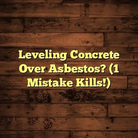 Leveling Concrete Over Asbestos? (1 Mistake Kills!)