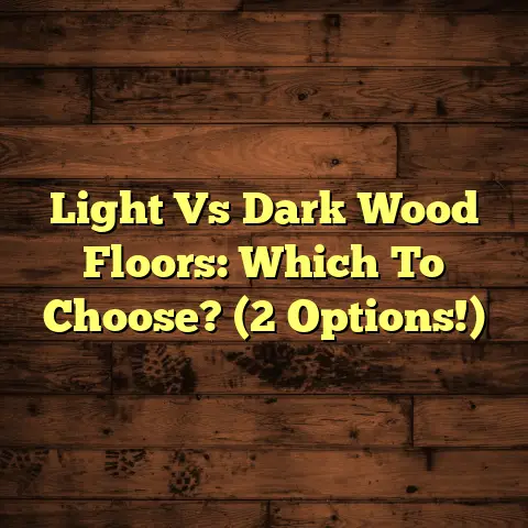 Light Vs Dark Wood Floors: Which To Choose? (2 Options!)