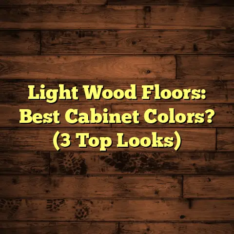 Light Wood Floors: Best Cabinet Colors? (3 Top Looks)