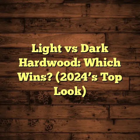 Light vs Dark Hardwood: Which Wins? (2024’s Top Look)