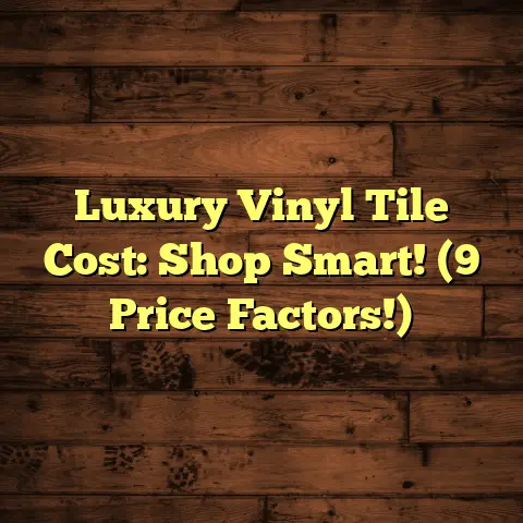 Luxury Vinyl Tile Cost: Shop Smart! (9 Price Factors!)