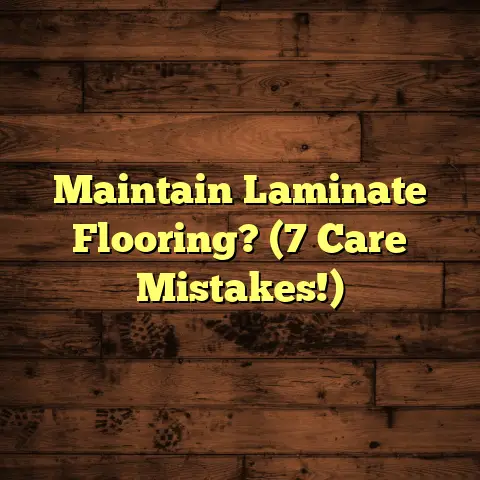 Maintain Laminate Flooring? (7 Care Mistakes!)