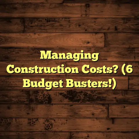 Managing Construction Costs? (6 Budget Busters!)