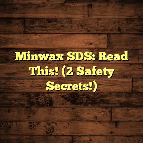 Minwax SDS: Read This! (2 Safety Secrets!)