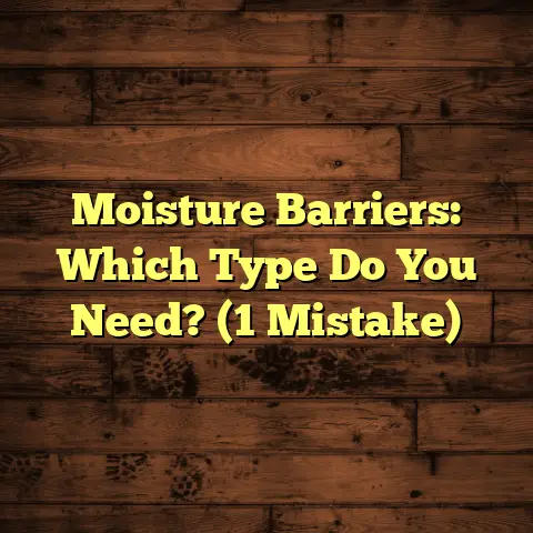 Moisture Barriers: Which Type Do You Need? (1 Mistake)