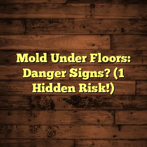 Mold Under Floors: Danger Signs? (1 Hidden Risk!)