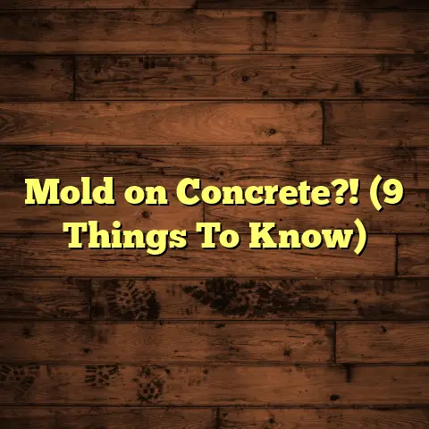 Mold on Concrete?! (9 Things To Know)